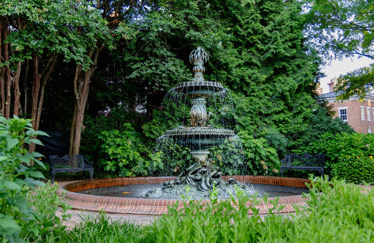 handcrafted garden decor birdbath outdoor bird bath with stone base and shallow copper basin surrounded by lavender